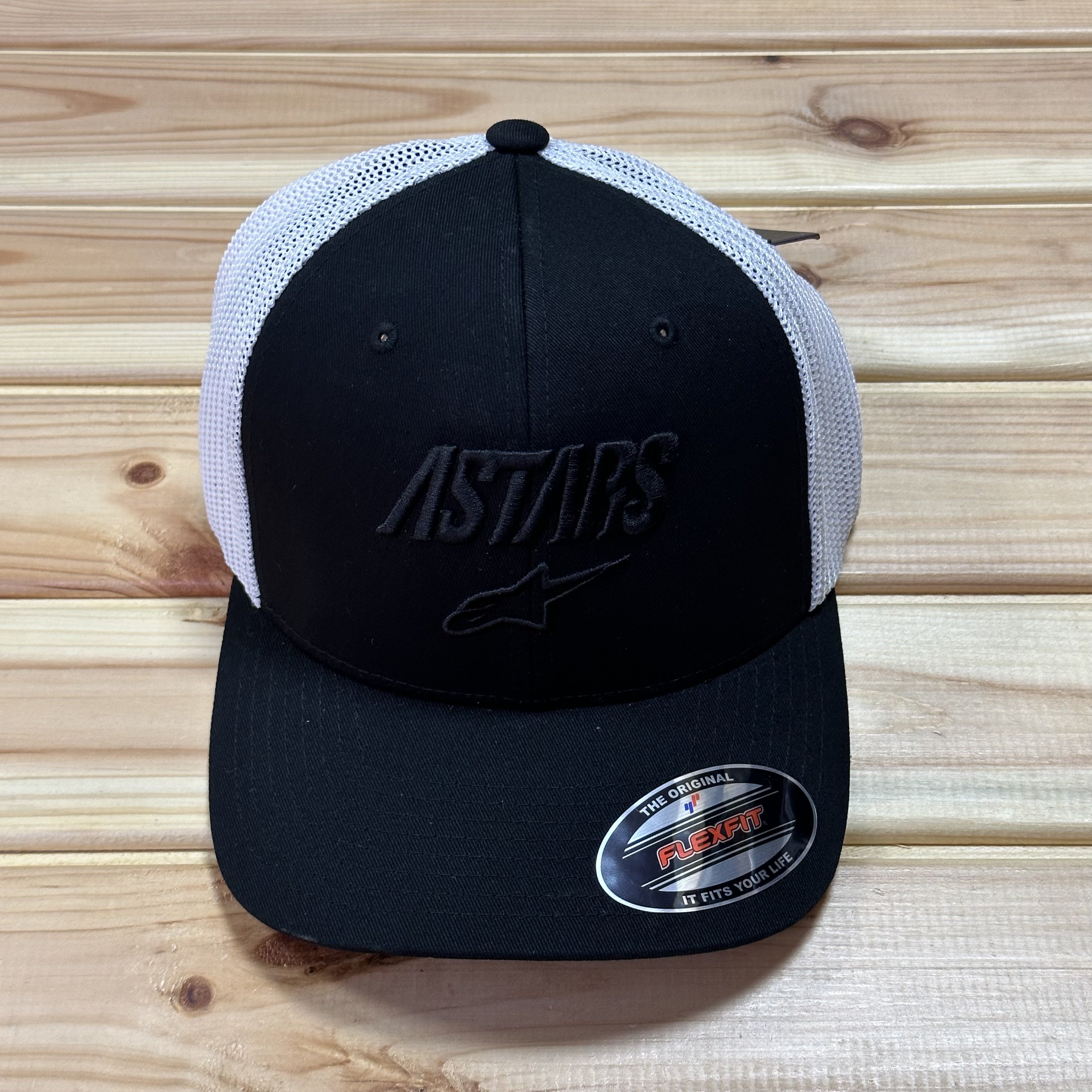 Alpinestars Angle Stretch Mesh Şapka - Siyah/Beyaz