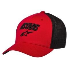 Alpinestars Angle Stretch Mesh Şapka - Kırmızı/Siyah