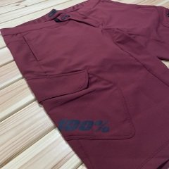 100% RideCamp Şort - Kırmızı