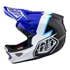 Troy Lee Designs D3 Fiberlite Fullface Kask - Mavi/Siyah