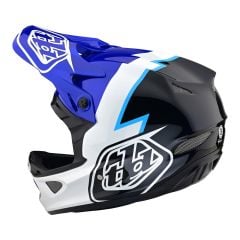 Troy Lee Designs D3 Fiberlite Fullface Kask - Mavi/Siyah