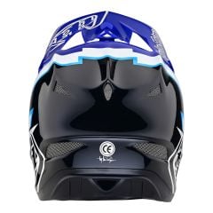 Troy Lee Designs D3 Fiberlite Fullface Kask - Mavi/Siyah