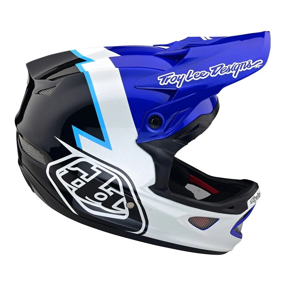 Troy Lee Designs D3 Fiberlite Fullface Kask - Mavi/Siyah