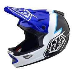 Troy Lee Designs D3 Fiberlite Fullface Kask - Mavi/Siyah