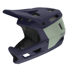 Smith Mainline MIPS Fullface Kask - Matte Midnight Navy/Sagebrush