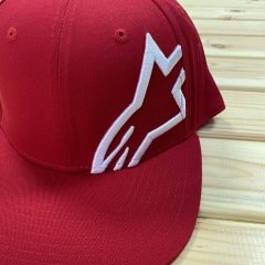 Alpinestars Corp Snapback Şapka - Kırmızı