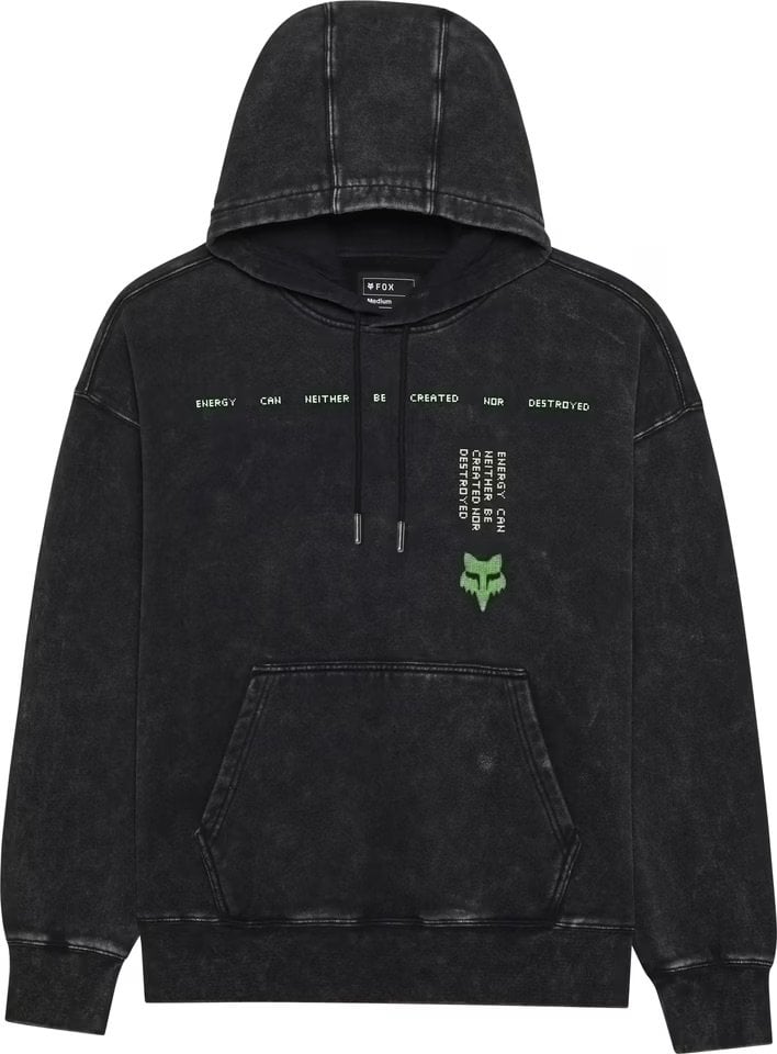 Fox Throttle Oversize Sweatshirt - Siyah/Yeşil
