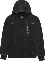 Fox Racing Throttle Oversize Sweatshirt - Siyah/Yeşil