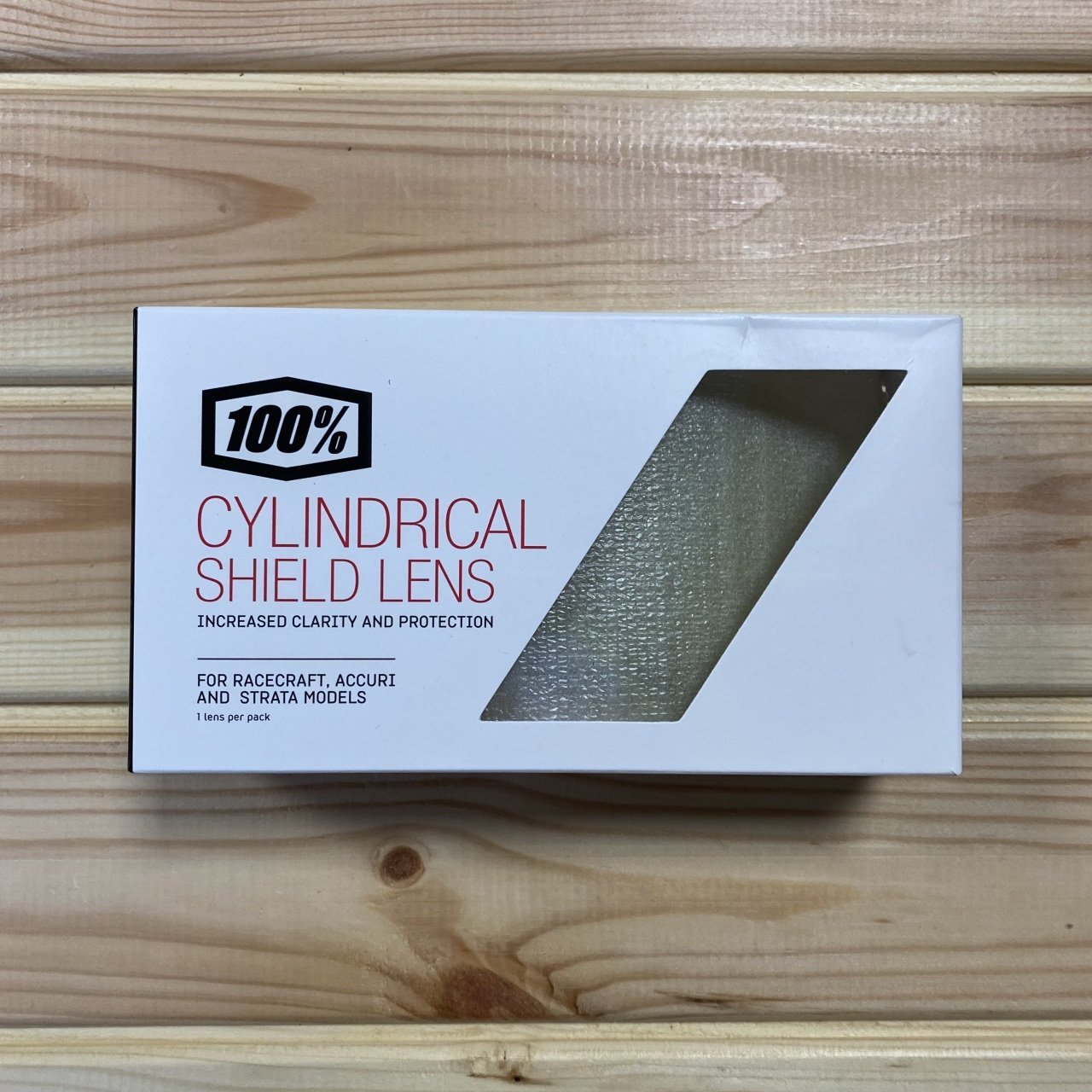 100% Cylindrical Shield Goggle Lens - Sarı