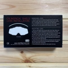 100% Cylindrical Shield Goggle Lens - Sarı