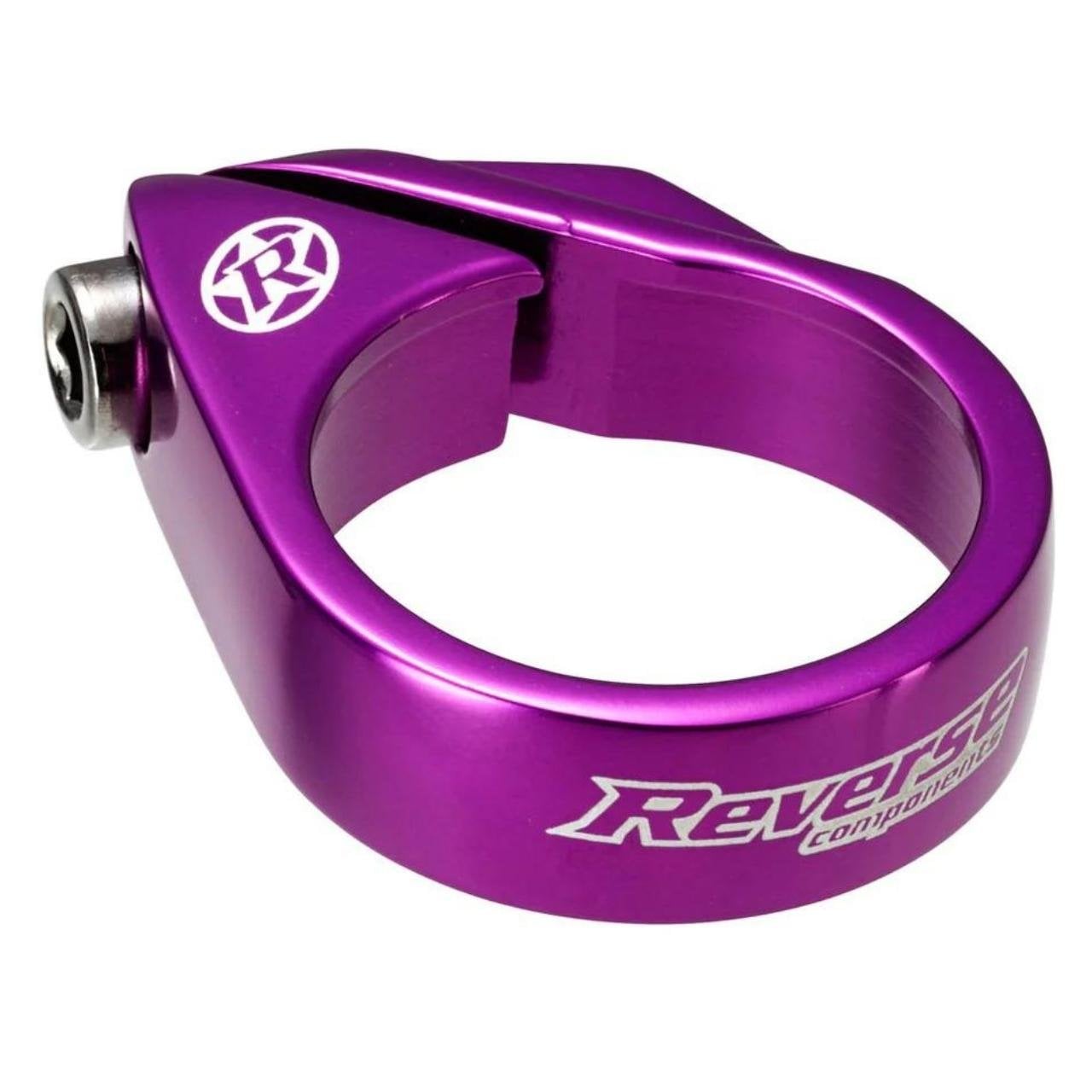 Reverse Bolt Sele Kelepçesi - 31.8 / 34.9mm - Mor