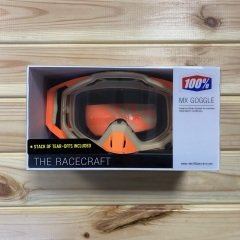100% Racecraft Goggle Gözlük - Clear - Sahara