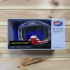 100% Racecraft Goggle Gözlük - Clear - Anthem USA