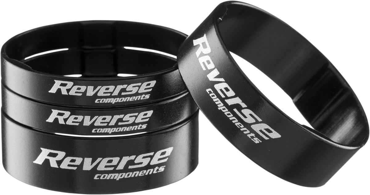 Reverse Spacer Set Ultra-Light 1.1/8 - Siyah