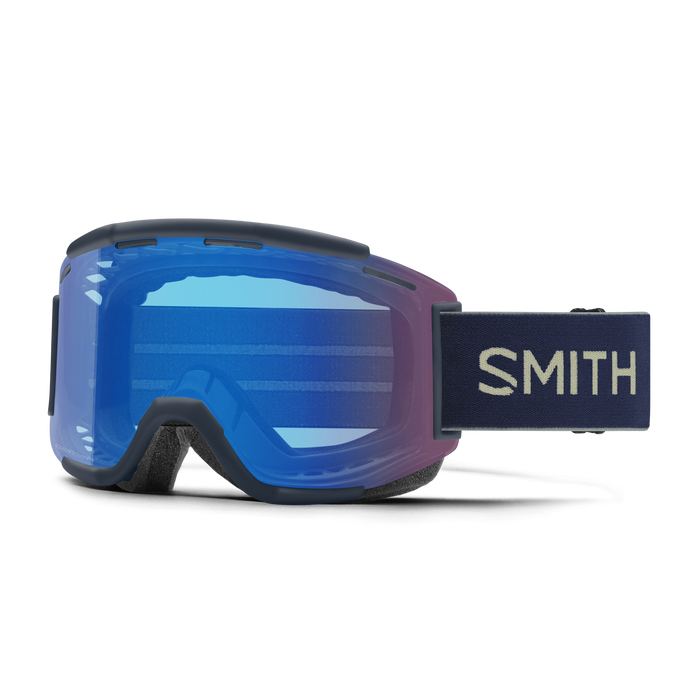 Smith Squad MTB Goggle Gözlük - Midnight Navy/Sagebrush (Contrast Rose Flash + Clear Lens)