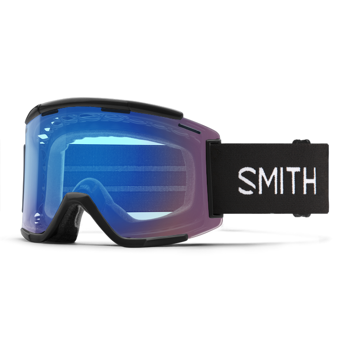 ﻿Smith Squad XL MTB Goggle Gözlük - Black (Contrast Rose Flash + Clear Lens)