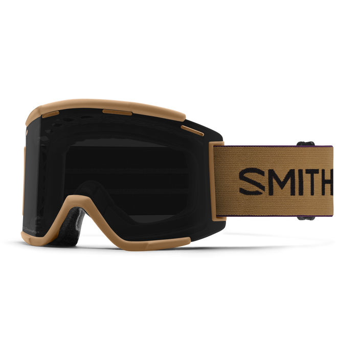 ﻿Smith Squad XL MTB Goggle Gözlük - Indigo/Coyote (Sun Black + Clear Lens)