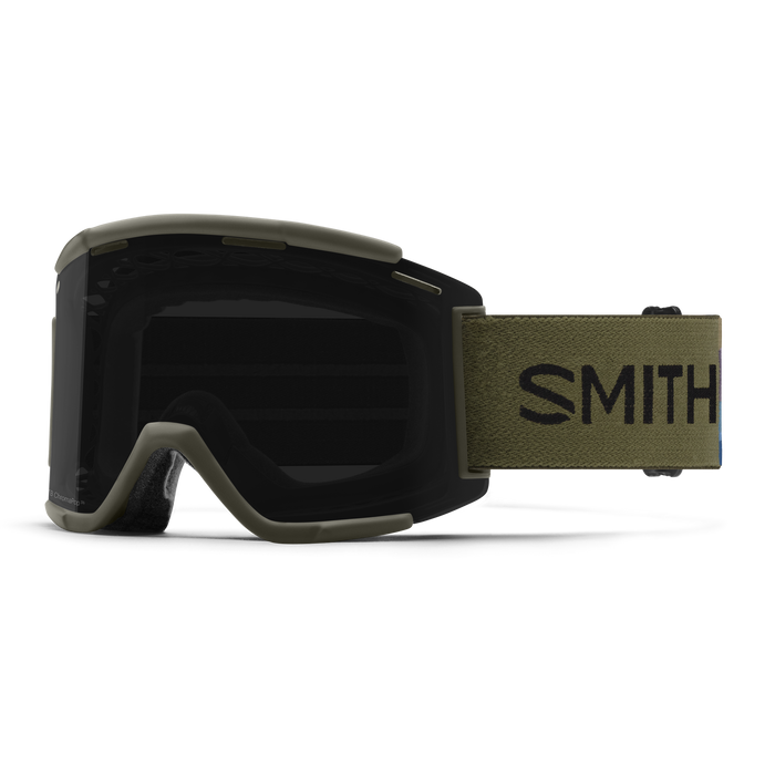 ﻿Smith Squad XL MTB Goggle Gözlük - Trail Camo (Sun Black + Clear Lens)