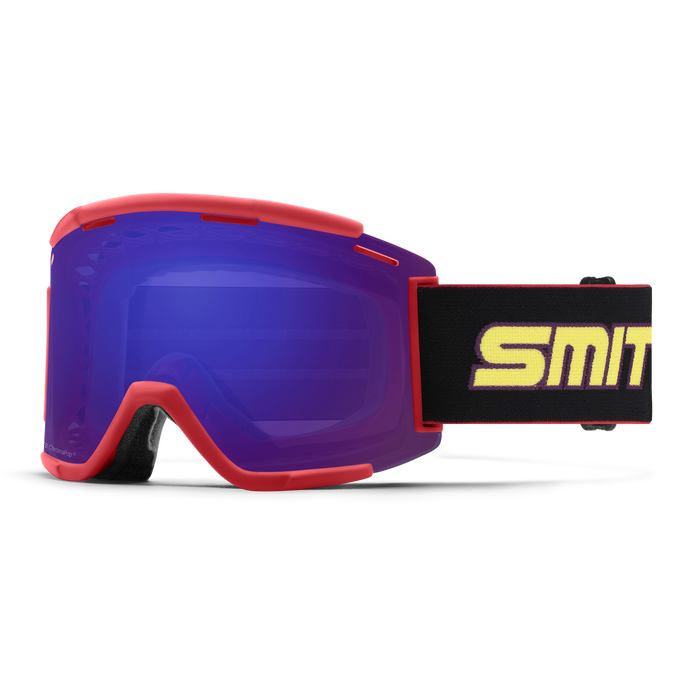﻿Smith Squad XL MTB Goggle Gözlük - Archive Wild Child (Everyday Violet + Clear Lens)