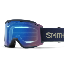 ﻿Smith Squad XL MTB Goggle Gözlük - Midnight Navy/Sagebrush (Contrast Rose Flash + Clear Lens)