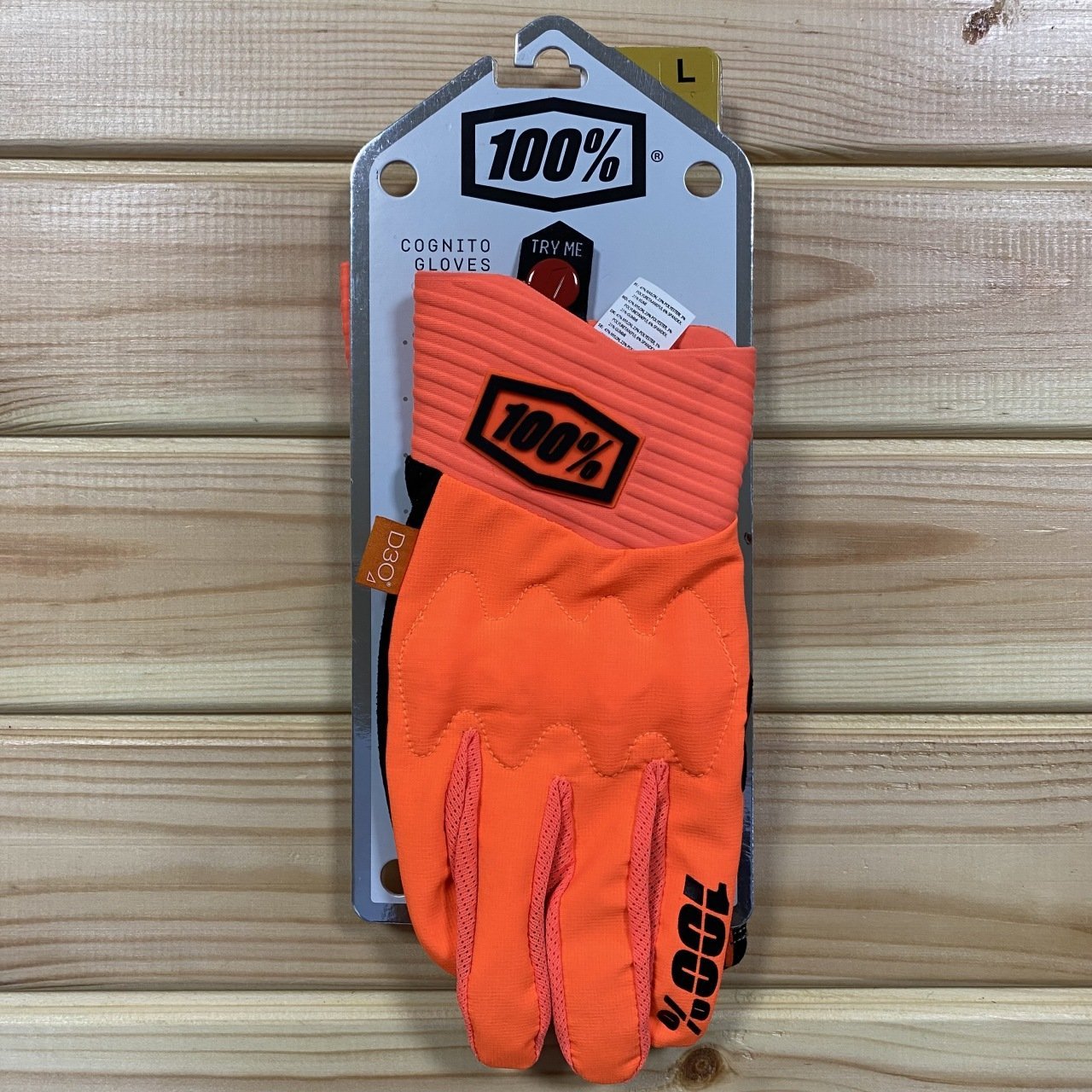 100% Cognito D30 Eldiven - Turuncu
