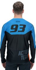 Cube EDGE Actionteam Jersey Uzun Kol Forma - Siyah/Mavi