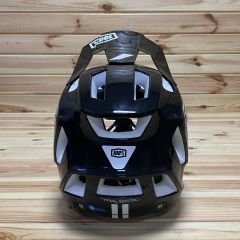 100% Trajecta Fullface Kask - Siyah/Beyaz
