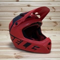 Bell Transfer Fullface Kask - Mat Kırmızı/Siyah