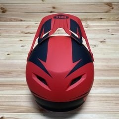 Bell Transfer Fullface Kask - Mat Kırmızı/Siyah