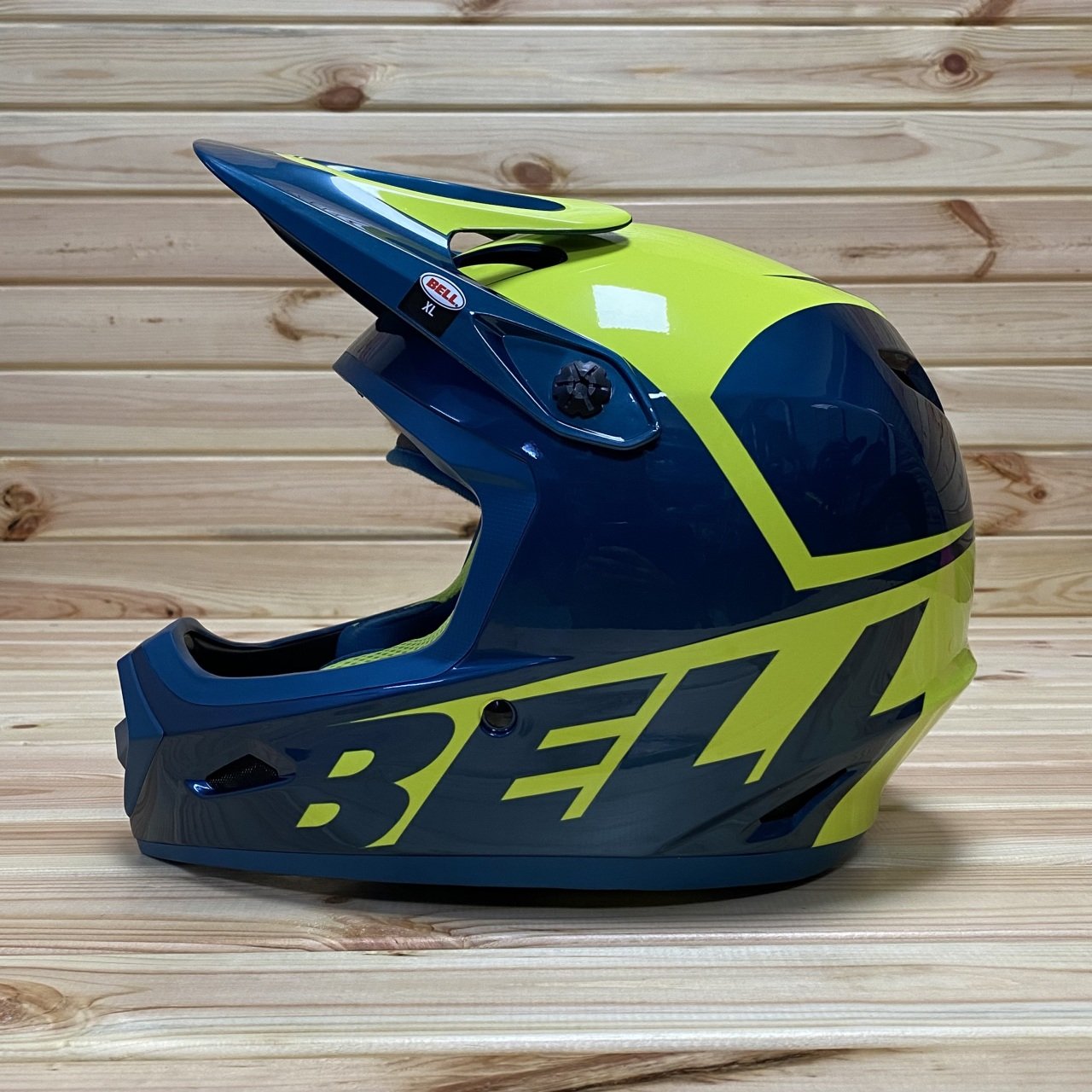 Bell Transfer Fullface Kask - Mavi/Hi-Viz