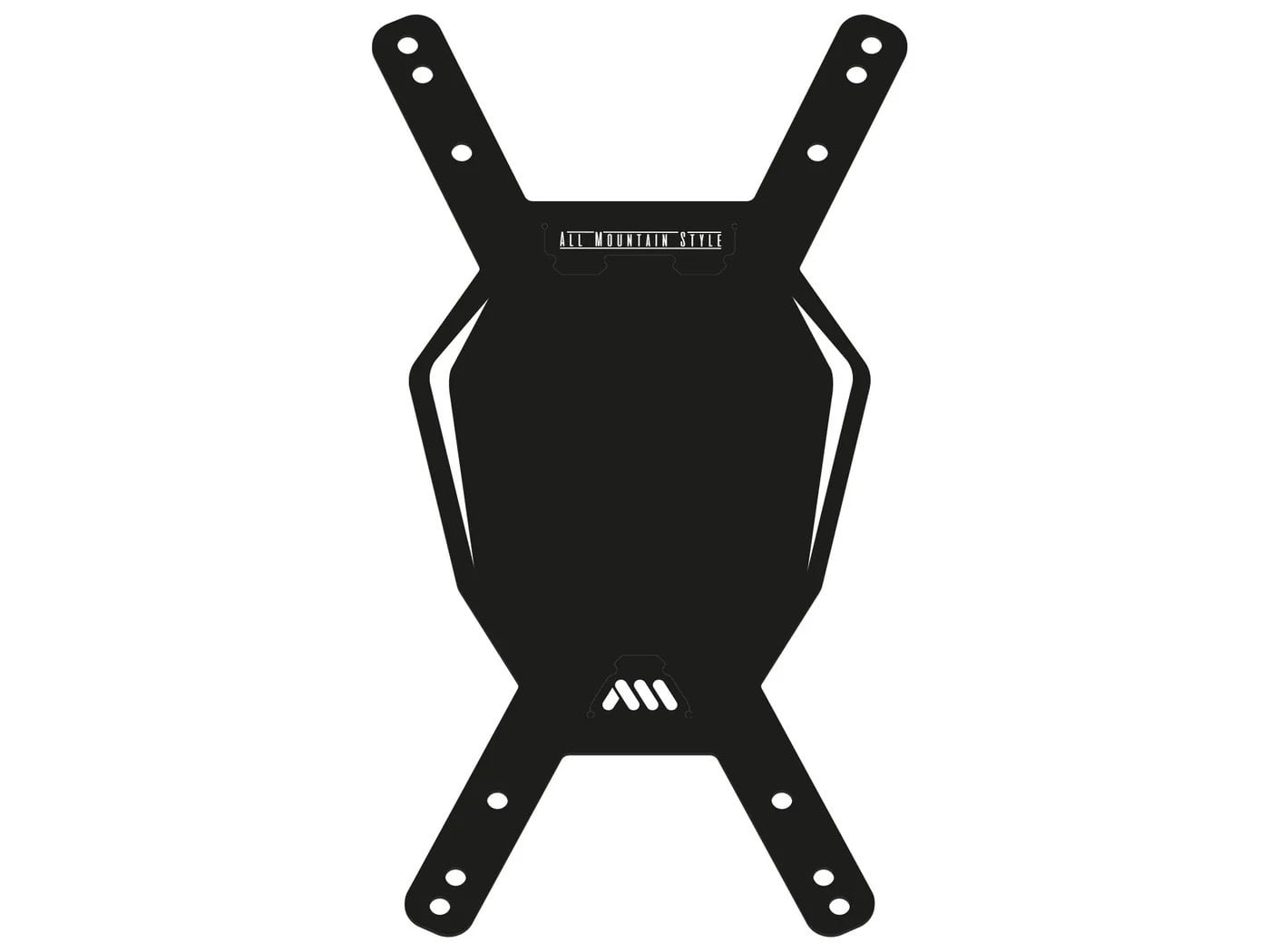 All Mountain Style Number Plate Numaralık - Black/White