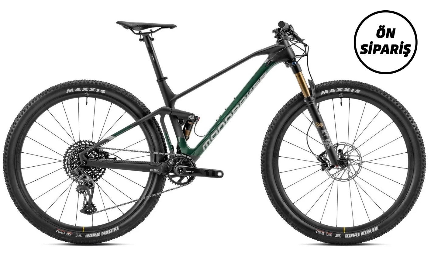 Mondraker F-PODIUM CARBON R - Green Silver