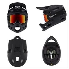 Smith Mainline MIPS Fullface Kask - Matte Black