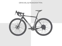 All Mountain Style Gravel/Road Kadro Koruyucu - Coffee Black