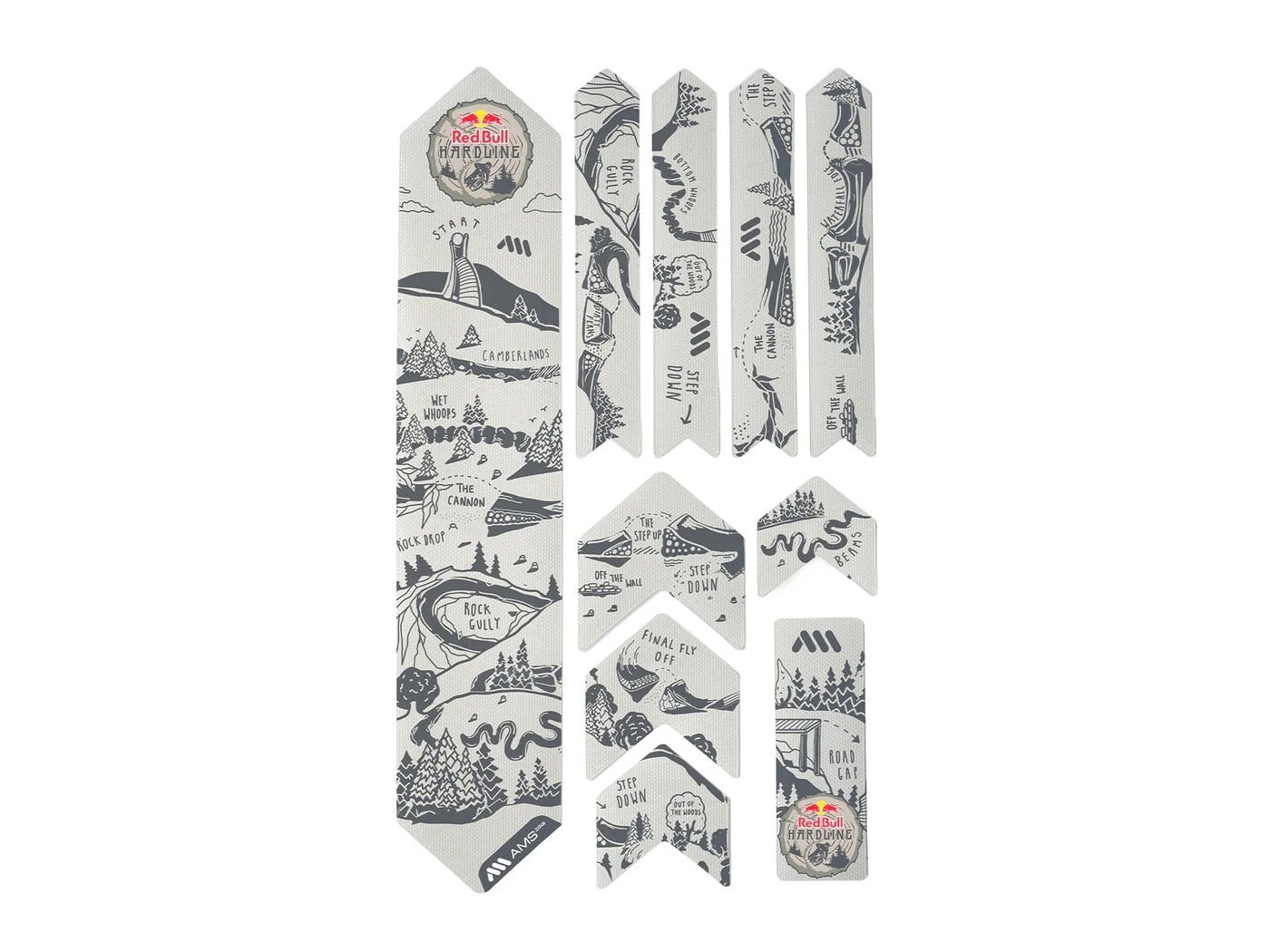 All Mountain Style Extra Kadro Koruyucu - Red Bull Hardline Dark Grey