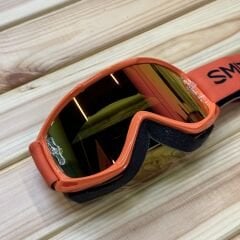 ﻿Smith Fuel V.1 MAX MTB Goggle Gözlük - Cinder (Red Mirror + Clear Lens)
