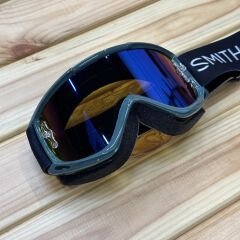 ﻿Smith Fuel V.1 MAX MTB Goggle Gözlük - Spruce Safari (Green Mirror + Clear Lens)