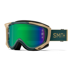 ﻿Smith Fuel V.2 SW-X MTB Goggle Gözlük - Spruce Safari (Green Mirror + Clear Lens)