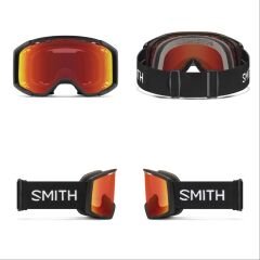 Smith Rhythm MTB Goggle Gözlük - Black (Everyday Red Mirror + Clear Lens)