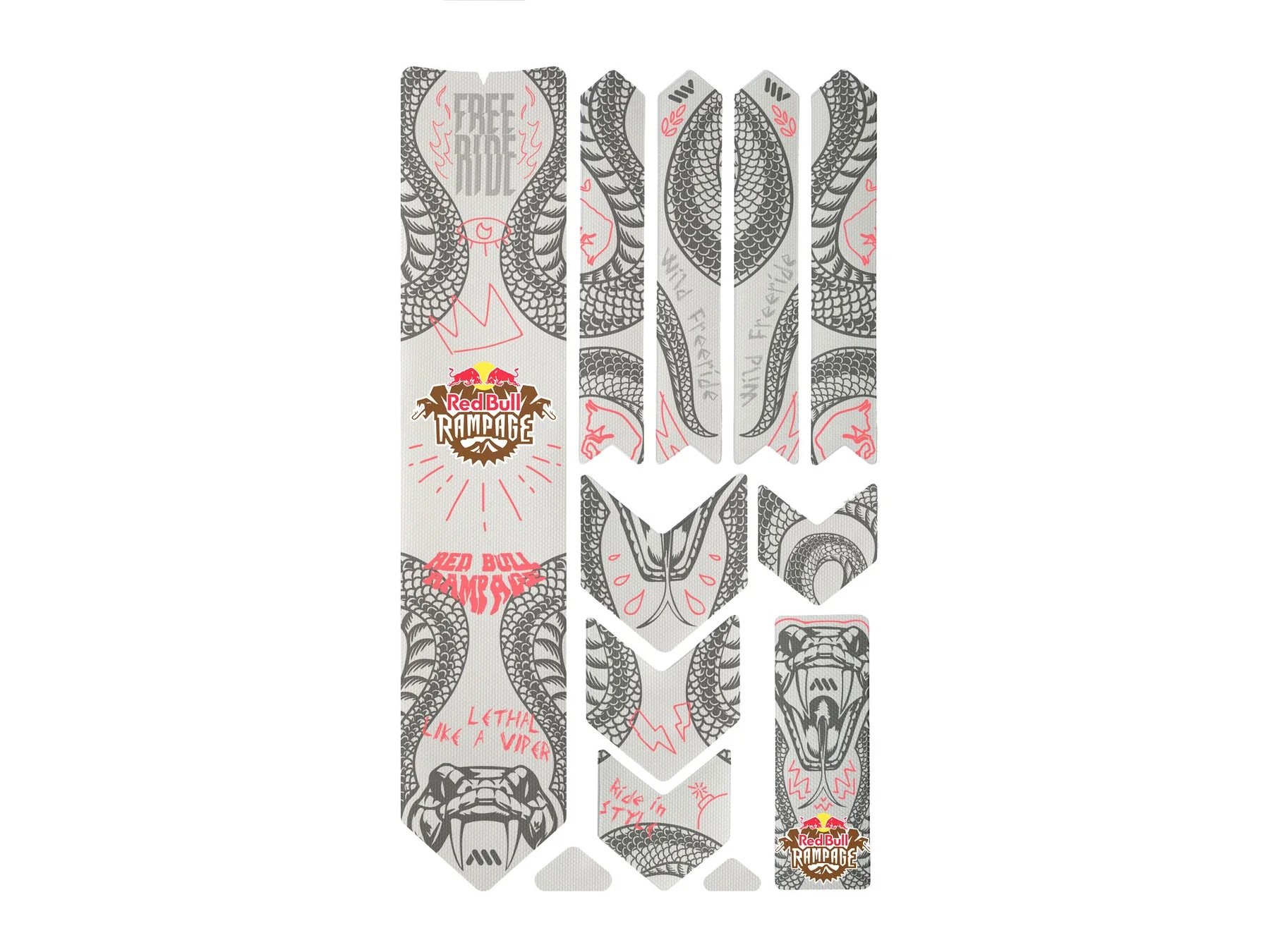 All Mountain Style Extra Kadro Koruyucu - Red Bull Rampage Freeride Grey