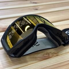 Smith Rhythm MTB Goggle Gözlük - Black (Everyday Red Mirror + Clear Lens)
