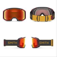 Smith Rhythm MTB Goggle Gözlük - Slate / Fool’s Gold (Everyday Red Mirror + Clear Lens)
