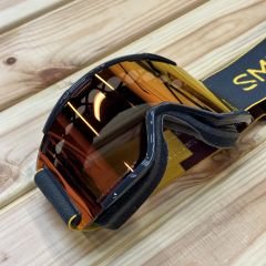 ﻿Smith Squad XL MTB Goggle Gözlük - Slate/Fool’s Gold (Everyday Red Mirror + Clear Lens)