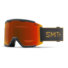 ﻿Smith Squad XL MTB Goggle Gözlük - Slate/Fool’s Gold (Everyday Red Mirror + Clear Lens)