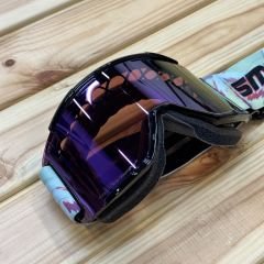 ﻿Smith Squad XL MTB Goggle Gözlük - Dirt Surfer (Violet + Clear Lens)