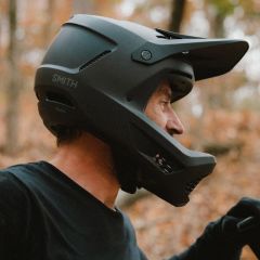 Smith Hardline Carbon Downhill Kask - Matte Black Carbon