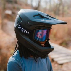 Smith Hardline Carbon Downhill Kask - Matte Black Carbon