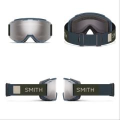 Smith Squad MTB Goggle Gözlük - Stone / Moss (Sun Platinum + Clear Lens)