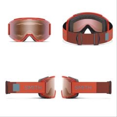 Smith Squad MTB Goggle Gözlük - Poppy / Terra (Contrast Rose Flash + Clear Lens)