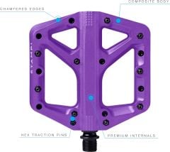 CrankBrothers Stamp 1 LE Large Platform Pedal - Mor